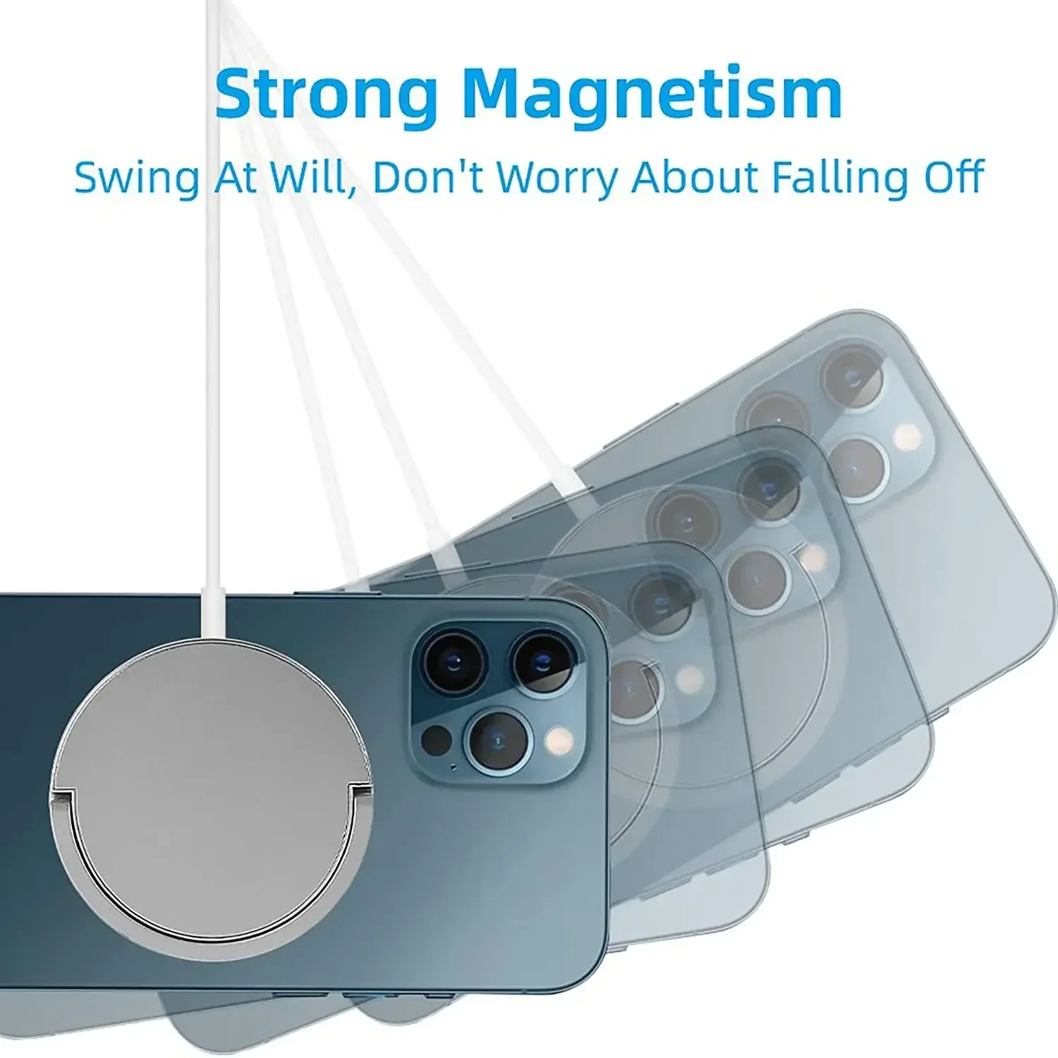 

Магнитное беспроводное быстрое зарядное устройство Qi мощностью 20 Вт, адаптер USB C PD для iPhone 12/13 Pro Max/13 Pro Mini и Samsung, зарядное устройство Magsafing