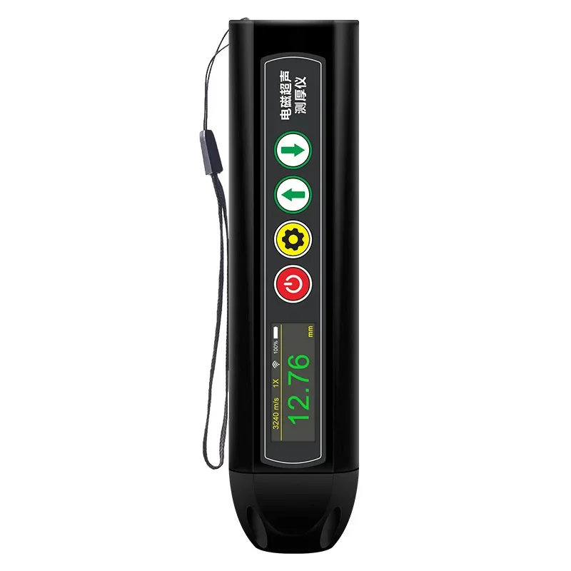 Electromagnetic ultrasonic thickness gauge Portable metal surface thickness gauge High precision can measure the thickness