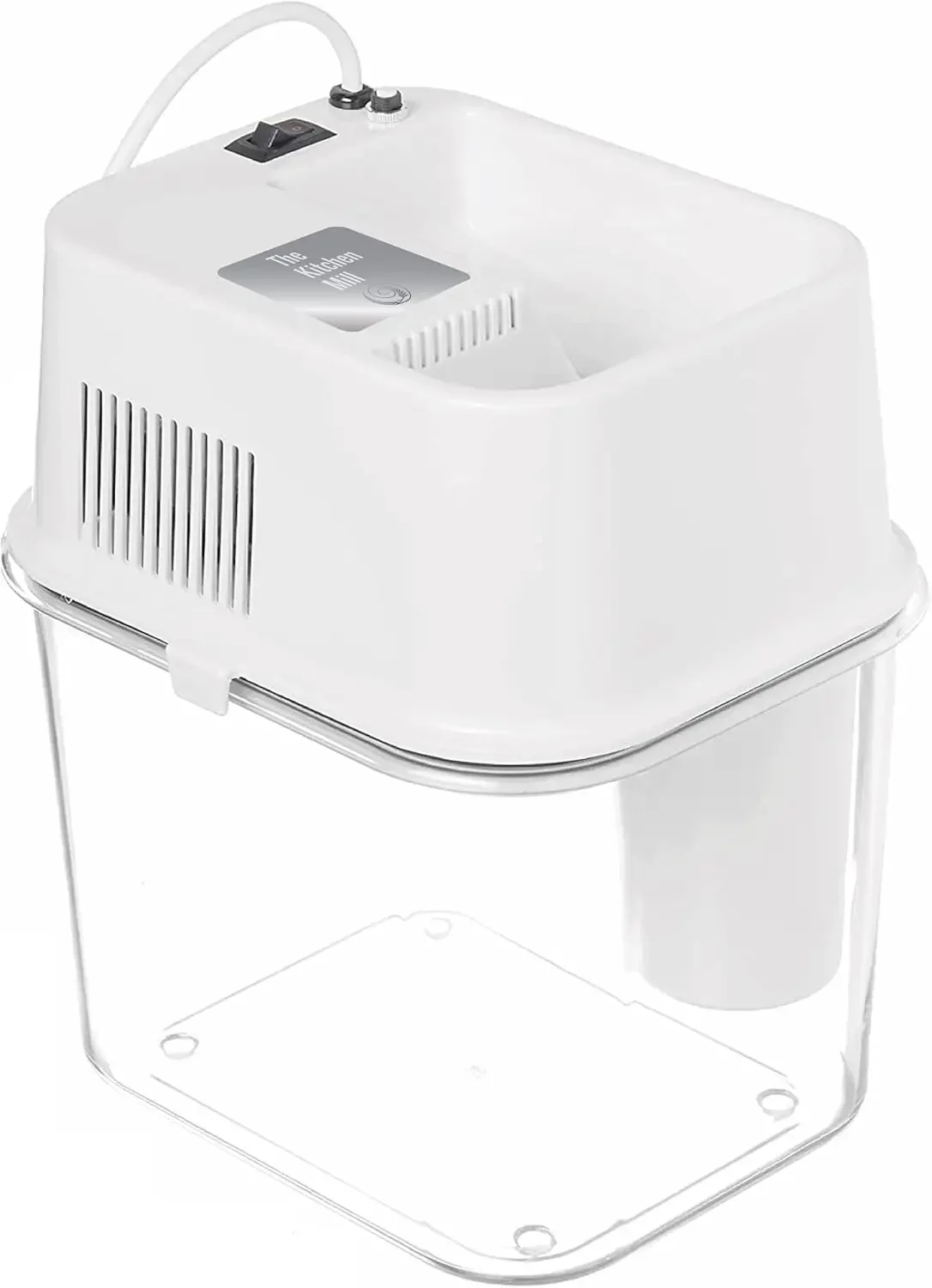 

Electric Grain Mill - High Speed Wheat, Corn, Grain Grinder, Flour Mill - Assembled in the USA - Stainless Steel Milling Chamber