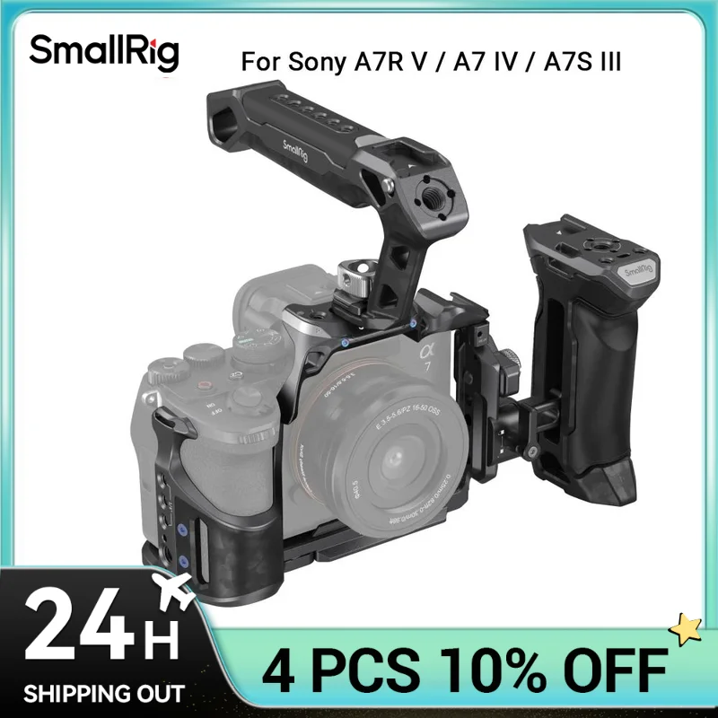 Zestaw zaawansowanej klatki SmallRig „Rhinoceros” do Sony Alpha 7R V / Alpha 7 IV / Alpha 7S III 3710