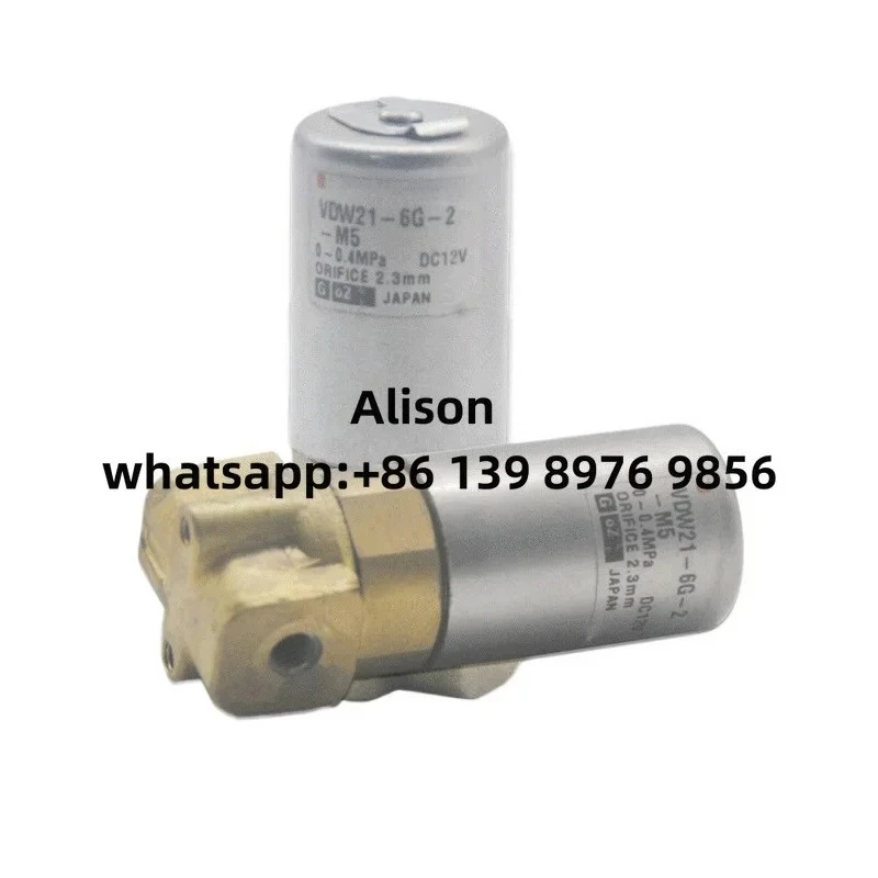 original Two way direct acting solenoid valve VDW21-6G-2-M5 Pneumatic regulation