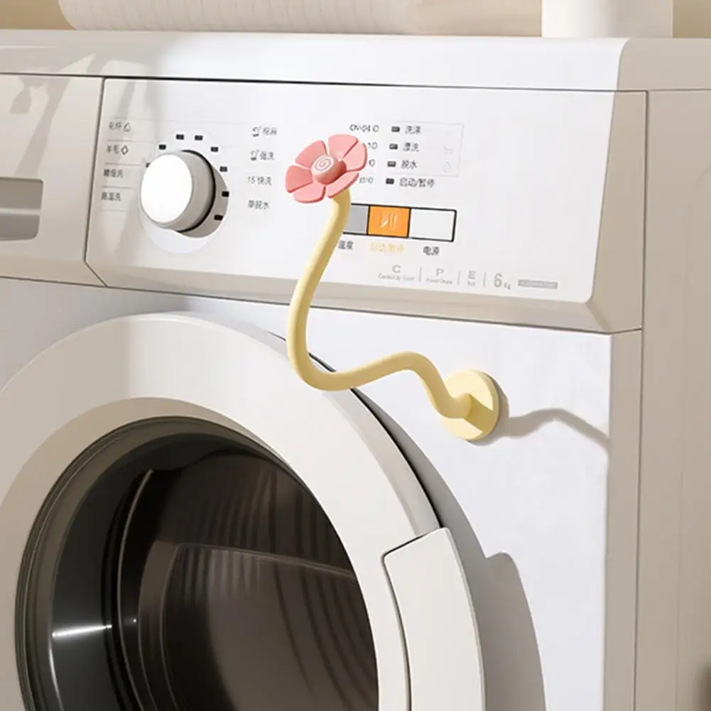حامل باب غسالة الزهور، دعامة باب مغناطيسية للحمل الأمامي لمنع الرائحة، سدادة غسالة المجفف، غسيل قابل للإزالة