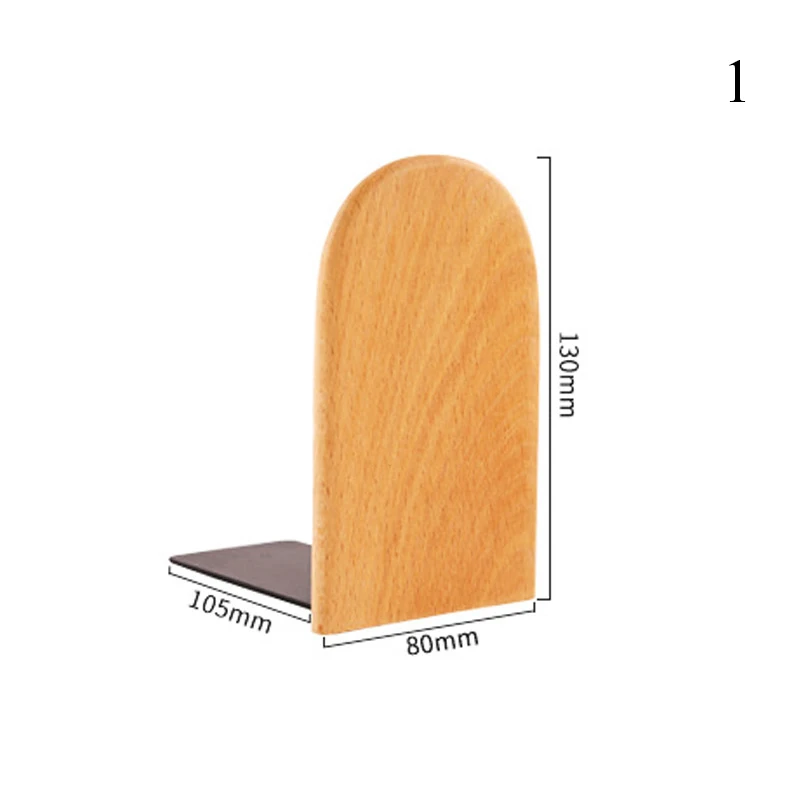 Serre-livres en bois naturel, étagère de bureau, organisateur de bureau, accessoires de livre pour l