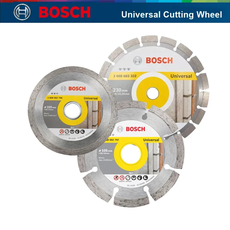 

Bosch Universal Cutting Disc Grinding Wheels 105-230mm Diameter Marble Saw Universal Saw Blade For Marble Concrete Stone Granite