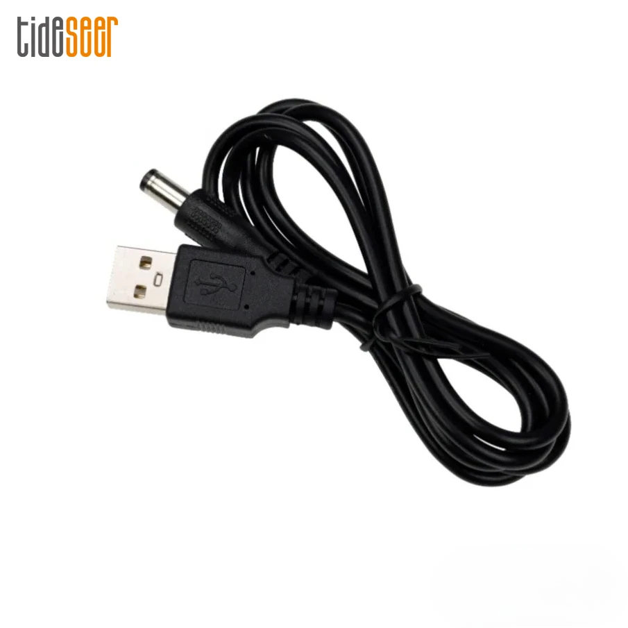 

100 шт. 1 м USB Type-A (штекер) на DC 5.5*2.1 мм (штекер) кабель-удлинитель для питания с разъемом Barrel Jack