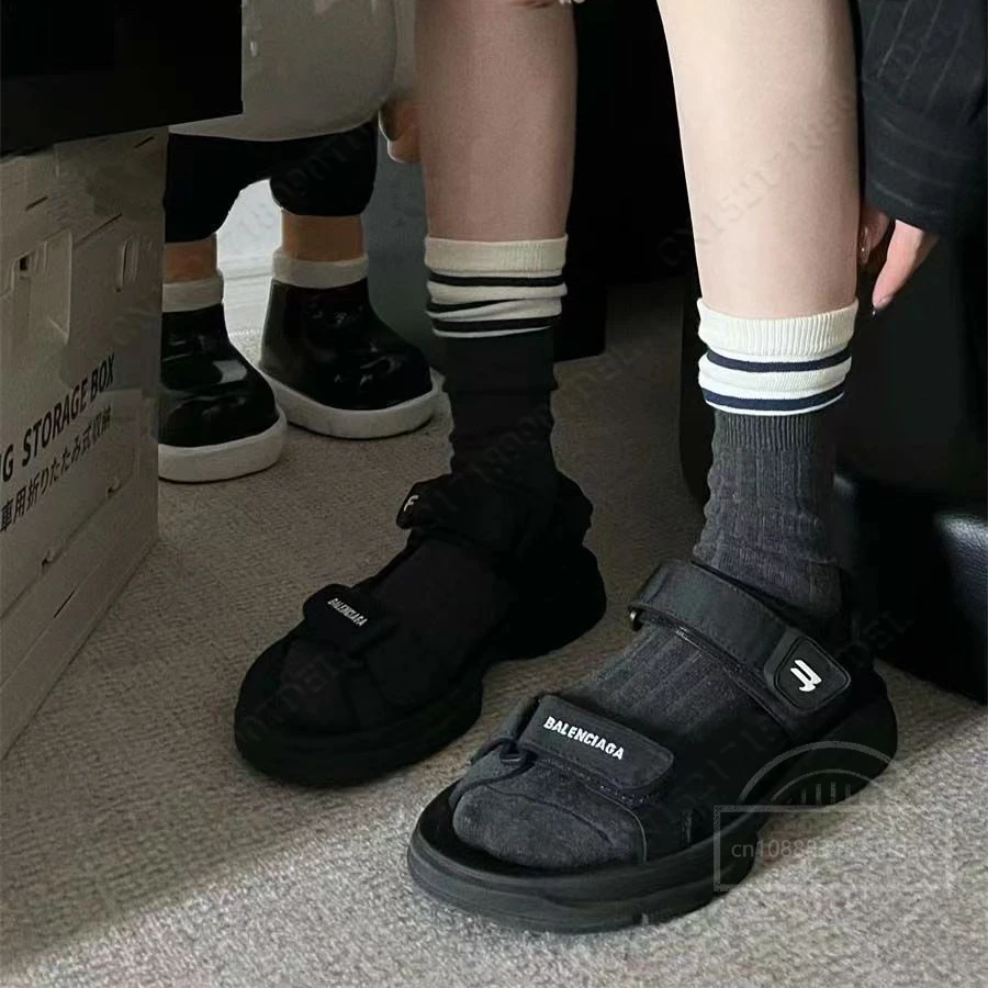 Autumn and Winter Socks Women Korean Edition Contrast Color False Double Layer Spliced Layered Socks Women Medium Length Socks