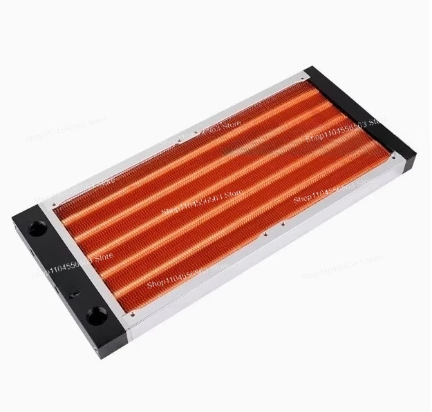 Ultra thin 17MM version cold row 120 240 360 purple copper A4 chassis split water cooling heat dissipation
