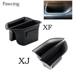 2pcs Car Front Door Handle Storage Box Organizer Container Holder For Jaguar XJ XE F-PACE XF 2009-2015 Car Interior Accessories