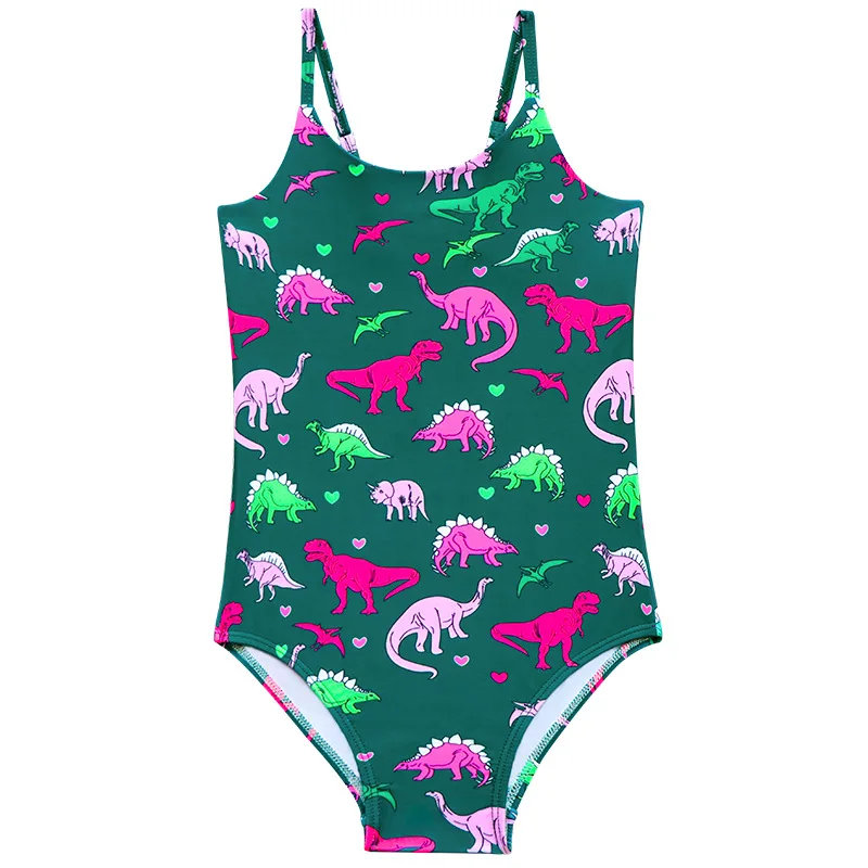 Children Mermaid Bathing Suit 2023 Summer New Girls One-piece Swimsuit 4-12Years Baby Kids Hot Spring Suspender Swimsuit