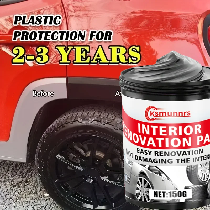 High-gloss Nanotechnology Plastic Coating – Automotive Veneer, Bumper and Exterior Panel Repair Agent – Waterproof and Weather