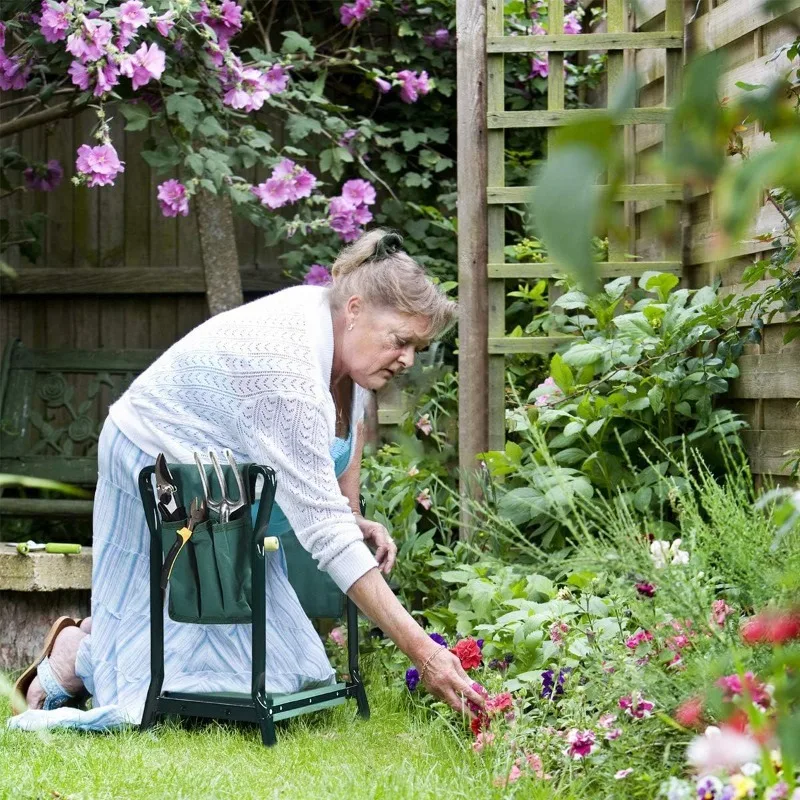 Garden Kneeler Folding Garden  – Garden Bench Metal recenzja i cena