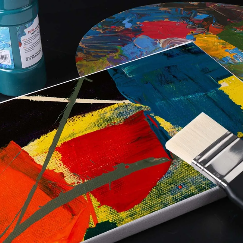 

3 шт./компл., мягкая кисть для рисования волос, пластиковая черная нейлоновая кисть для рисования, не легко деформируется, легкий вес