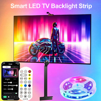 TV Sync Backlight Strip RGBIC LED Strip Lights With AR Color Gamut Sensor Smart Tv Led Backlight for Gaming Atmosphere Lighting