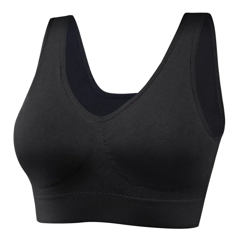 Bra Yoga olahraga wanita, rompi lari, pakaian dalam Gym Crop empuk, pakaian olahraga wanita, Bra Push Up