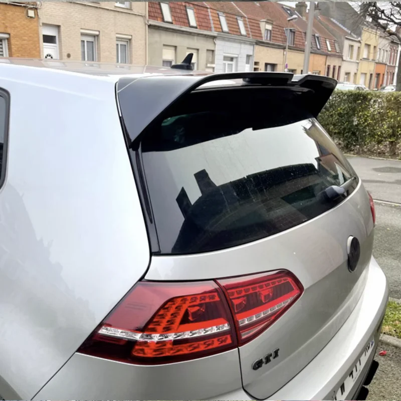 Spoiler dachowy w stylu Oettinger dla Volkswagen Golf7 MK7 7.5 GTI GTD GTE (nie dla R) ABS plastikowa tylny Spoiler Aleron 2013 -2020