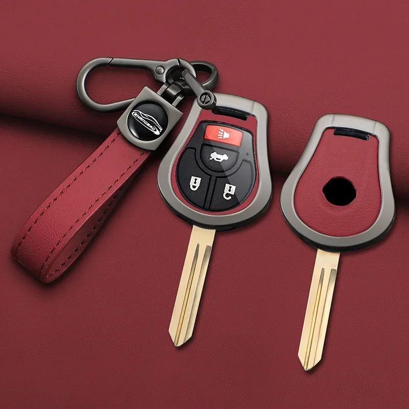

Чехол для автомобильного ключа из цинкового сплава для Nissan March Tiida Altima Armada Cube Juke Maxima Pathfinder Rogue Sentra Versa 2 3 4 кнопки