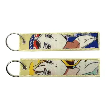 Japonský jednodílný motocyklový batoh s automobilem, módní klíčenka, anime, cool výšivka, personalizovaná klíčenka pro hraní rolí 10 nejlepší prodej Klíčenka s anime motivem motocyklu - №10