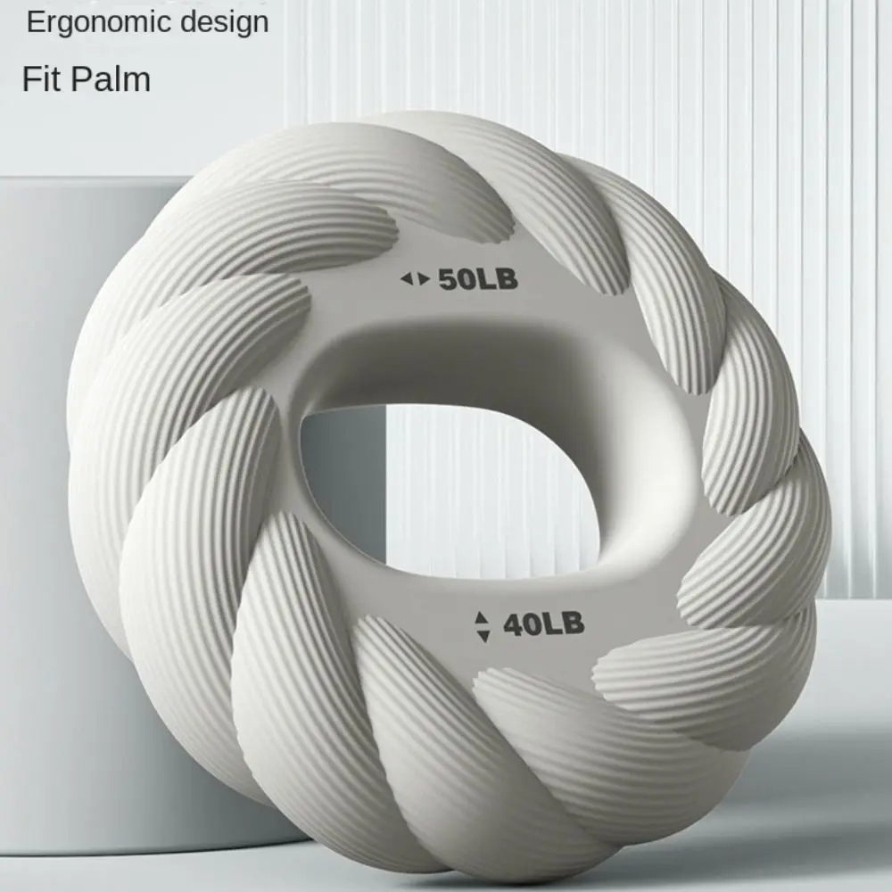 

Petal Shaped Grip Strength Training Ring 20-50LB Hollow Finger Strength Exerciser Ergonomics Portable Hand Grip Strengthener