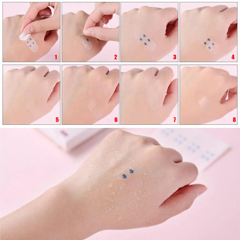 400 ピース/100 シート目に見えない薄い顔ステッカー高速フェイスリフトアップフェイシャルラインしわたるみ肌 V 字型あご粘着テープ