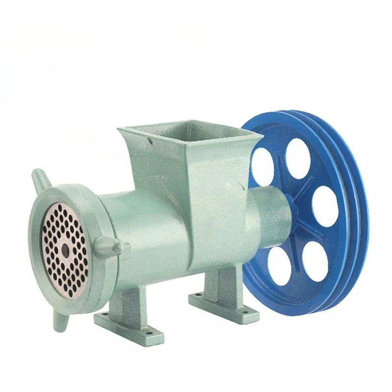 

32 42 52 62 Cast Iron Electric Meat Grinder Mincer with Pulley Can Equipped with Motor for Sale