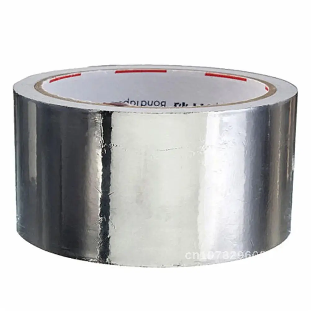 

Aluminum Foil Adhesive Sealing Tape, Thermal Resist Duct Repairs, High Temperature Resistant, 5cm * 17m