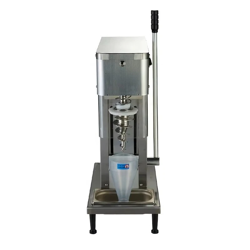 Flavors Manual Blending Real Fruit Ice Cream Machine