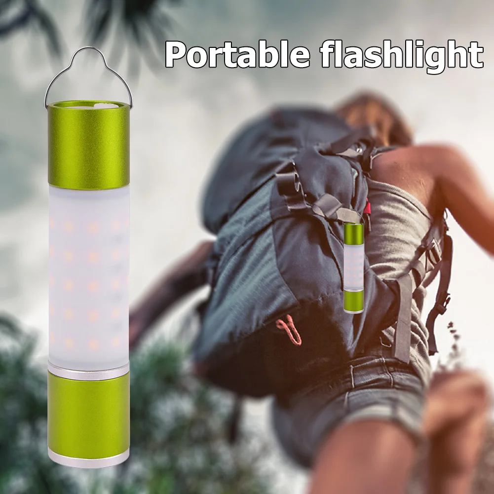 LED Telescopic Flashlight USB Rechargeable Camping Tent Light Portable Lantern Flashlight for Camping Hiking Emergency Outage