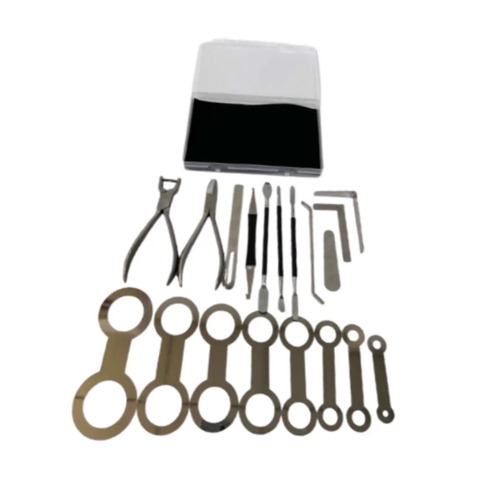 

19Pcs Saxophone Repair Tool Set Wind Musical Instrument Part Fit Woodwind Hand Tool Kit Sax Repair Kit Saxophone Key Adjustment