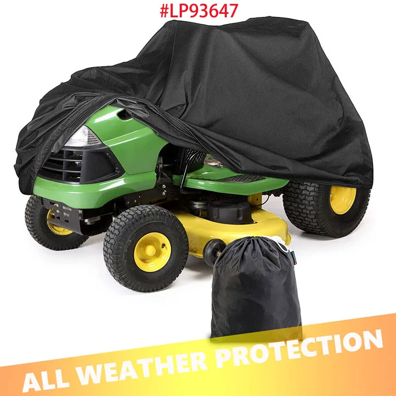 

LP93647 Heavy Riding Lawn Mower Cover For John Deere X300 - X700 Series 330D Oxford Fabric All Weather Outdoor Protection