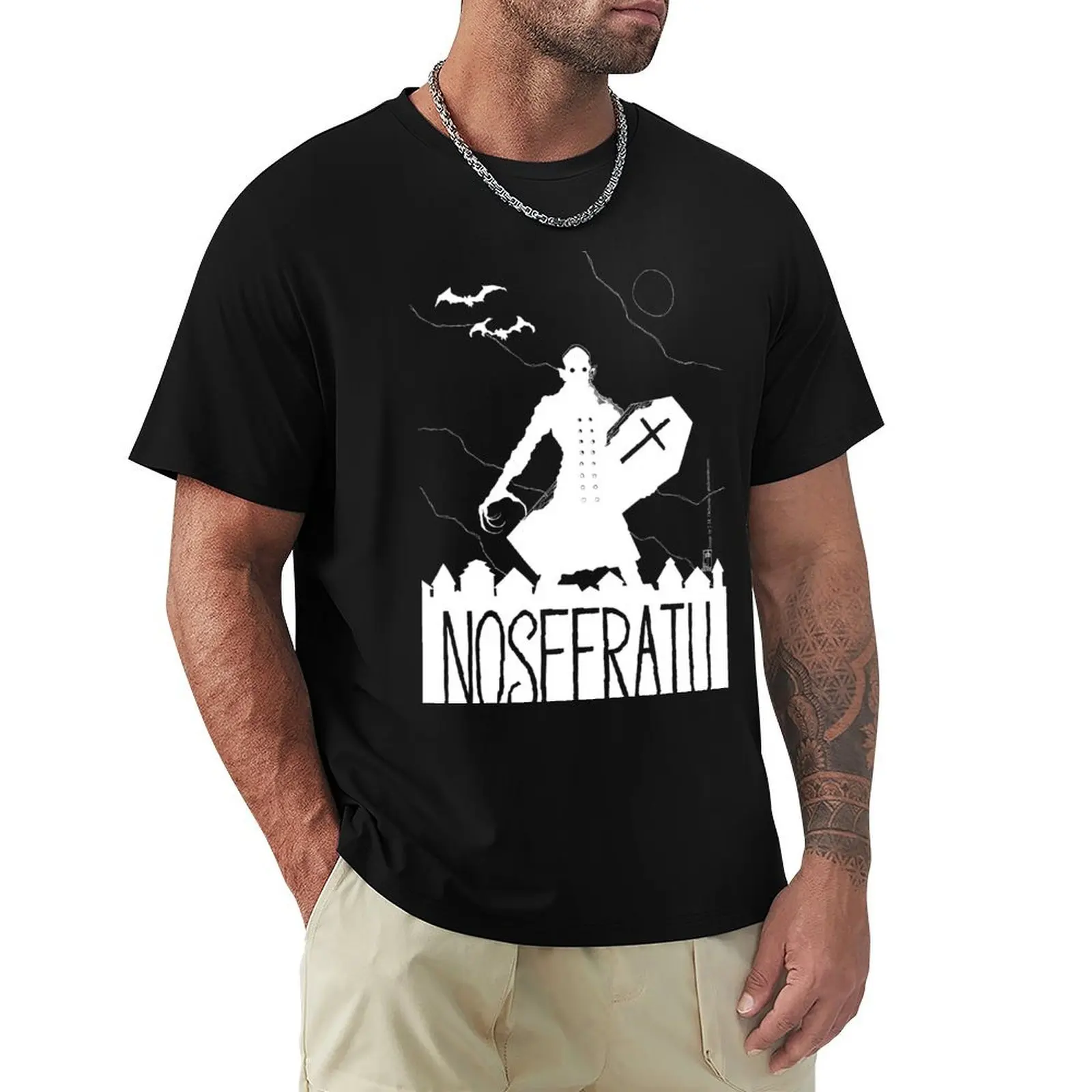 

Nosferatu Minimalist (Inverted) T-Shirt Essential Solid Color T-Shirt