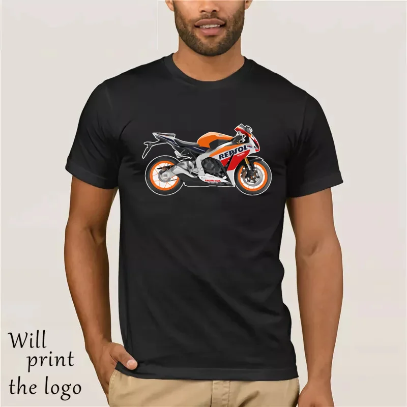 Мужская повседневная футболка с забавным принтом CBR1000RR Fireblade 15 Repsol MotorcyclesT-Shirt