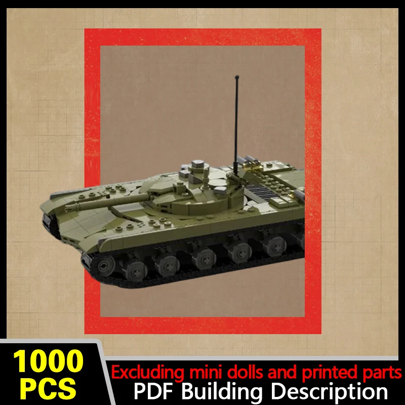 Project Missile Tank Model MOC Building Bricks War Equipment Modular Technology Gifts Holiday Assemble Children Toys Suit