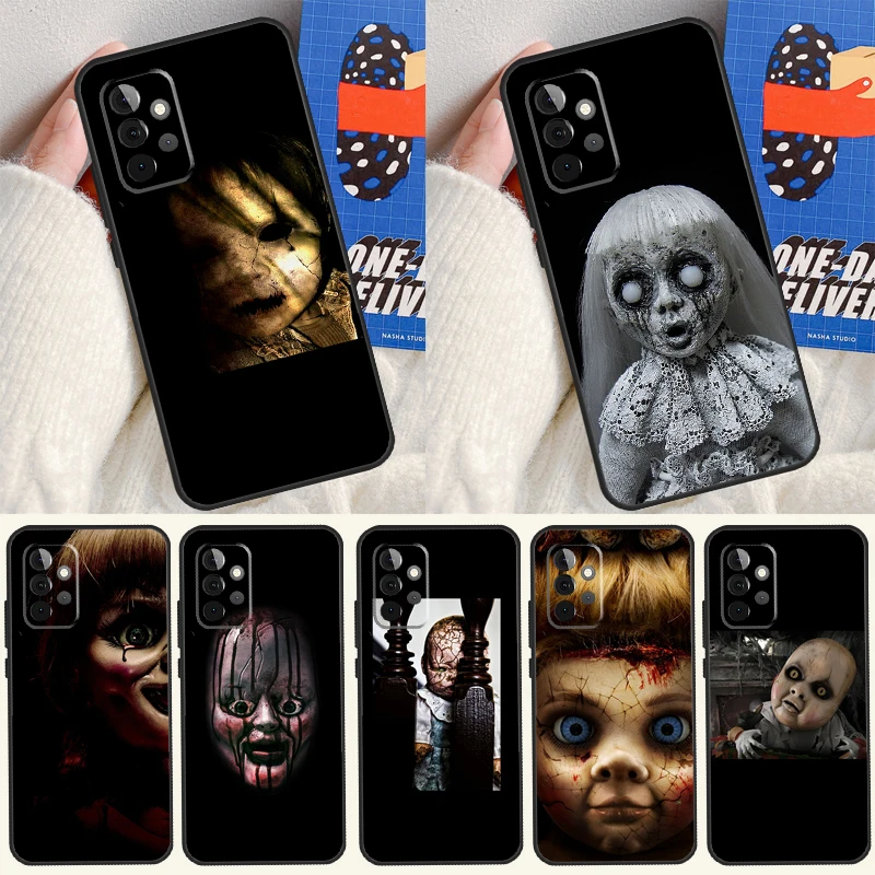 Creepy Dolls For Samsung Galaxy A52S A33 A53 A73 A12 A22 A32 A52 A72 A21S A71 A51 A70 A50 Phone Case