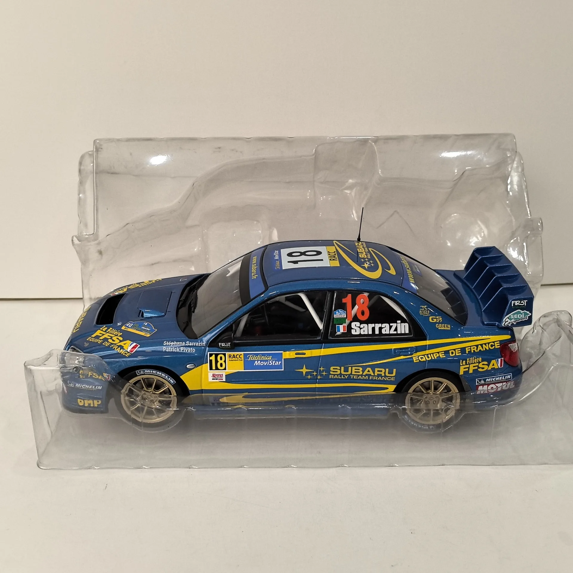 دييكاست IXO 1:18 مقياس سوبارو امبريزا S9 WRC سبيكة سيارة نموذج تحصيل لعبة هدية تذكارية عرض حلية #2