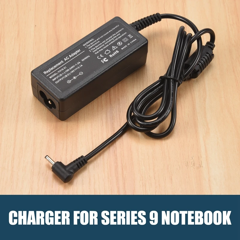 Power Charger AC Adapter 19V 2.1A 40W For SAMSUNG NP900X3C NP900X4C NP900X3A NP900X1