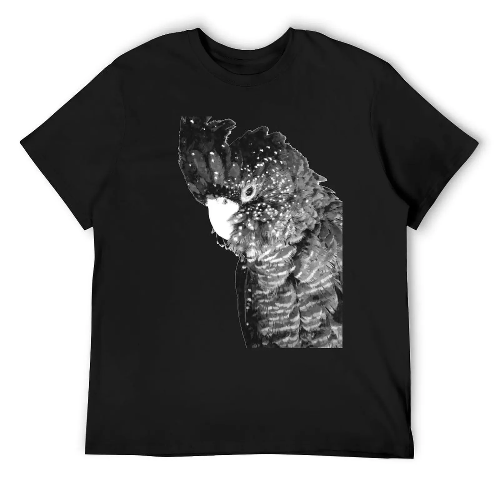 Black and White Cockatoo T-Shirt custom t shirt cheap stuff oversized men t shirts high quality