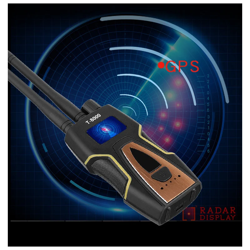 T8000 Wireless Signal Detector GPS Anti Positioning Search Camera Stealing Eavesdropping Detection Track Terminator Smart Chip