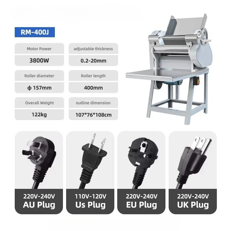 Industrial Stainless Steel Dough Mixer and Sheeter Dough Puff Pastry Machine