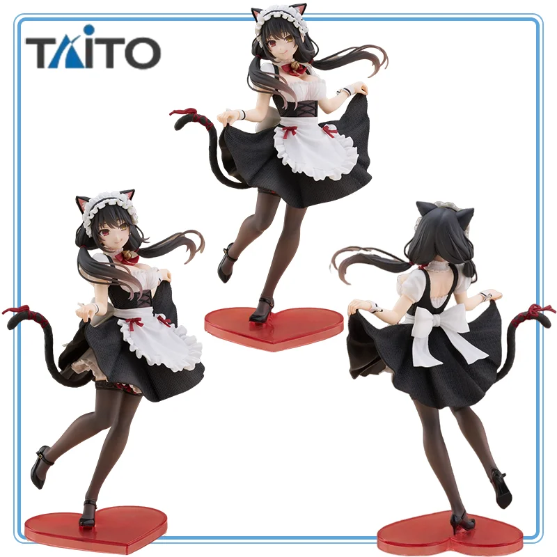 

【Authentic】TAITO Original Date A Live V Tokisaki Kurumi Coreful Figure Nekomimi Maid Ver. Anime Cartoon Model Decoration