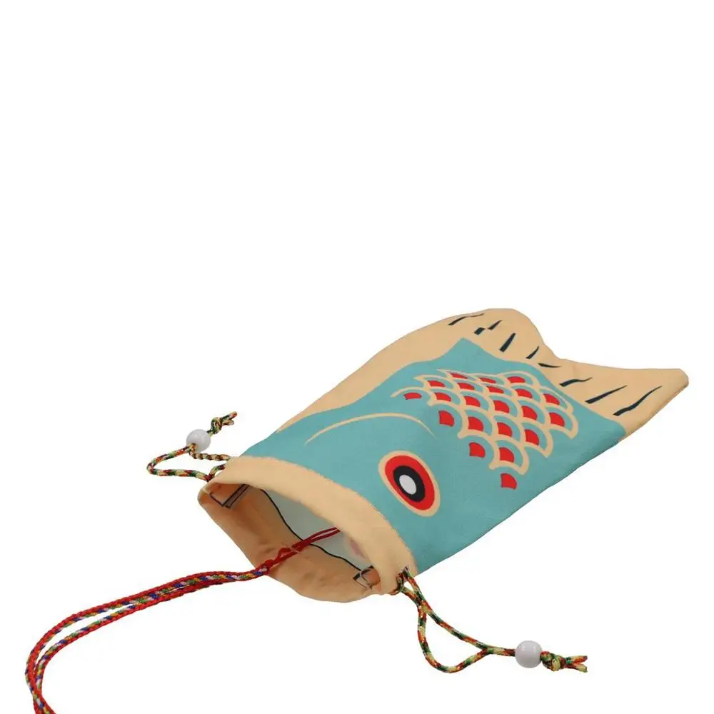 Small Item Bag Hanfu Decoration Lucky Pouch Car Hanging Japanese Style Sachet Coin Purse Koi Carp Blessing Bag Jewelry Bags