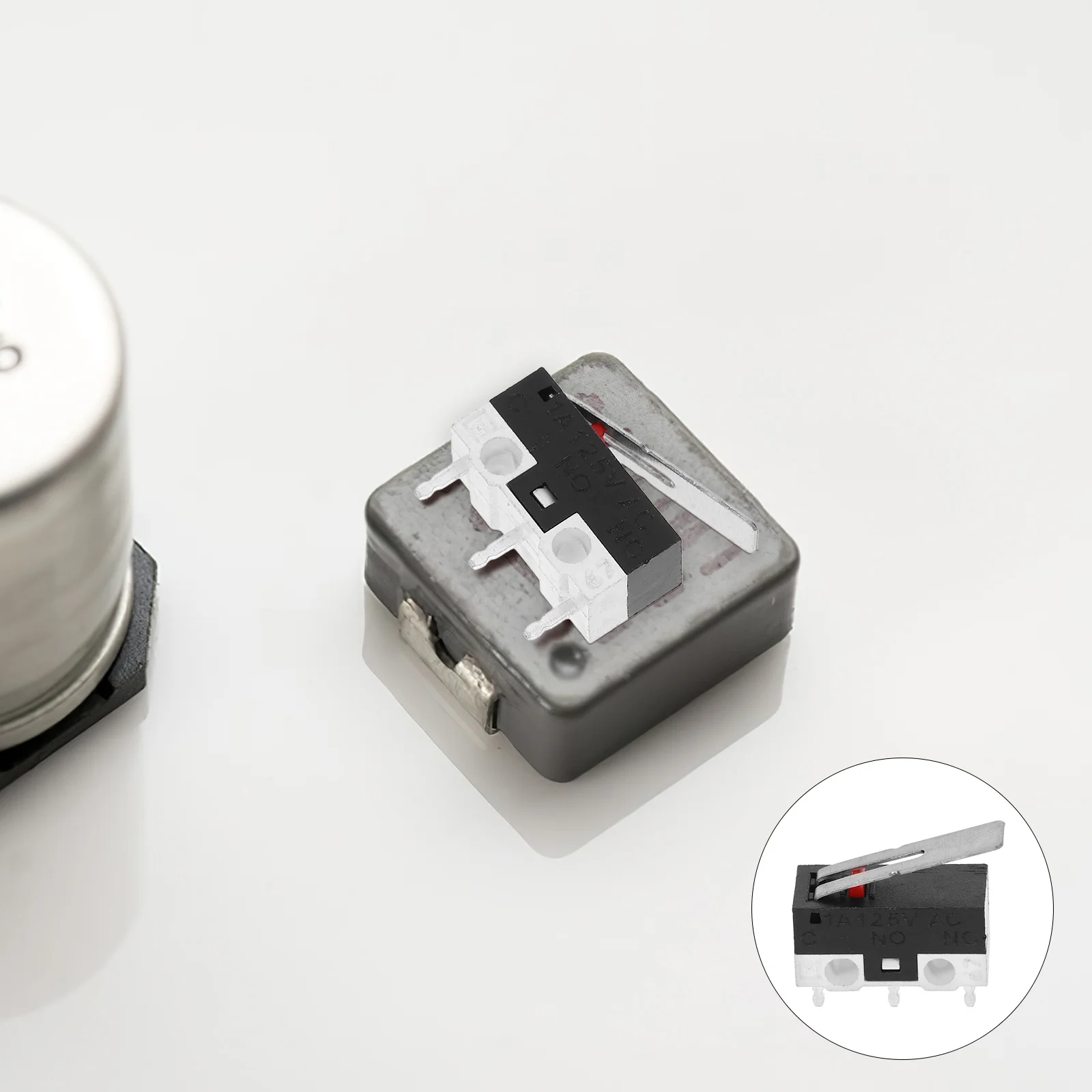 20Pcs Limit Switches Micro Switch Lever Arm Appliance Repairing Accessory Sturdy Materials Harsh Environments Reliable