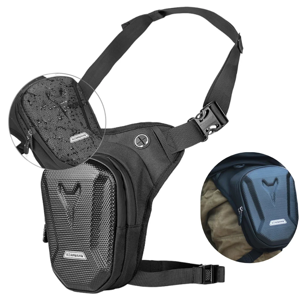 

Motorcycle Leg Side Bag Travel Bag Waterproof Motorbike Waist Leg Bag Outdoor Sports Casual Pack Motorcycle Hip Bum Pack
