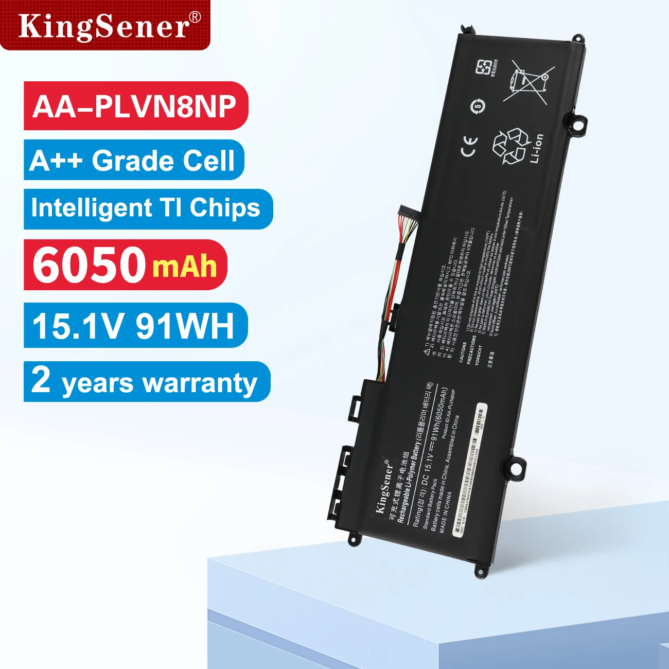 KingSener AA-PLVN8NP Laptop Battery For Samsung ATIV Book 8 Touch 780Z5E 780Z5E-S01 NP780Z5E 870Z5G NP870Z5G 870Z5E NP870Z5E