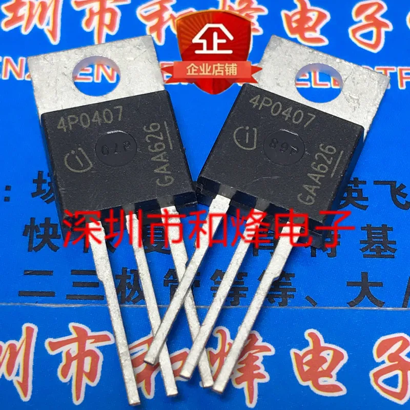 5 pces-10 pces 4p0407 IPP80P04P4-07 to-220 -40v-80a em estoque novo e origjnal