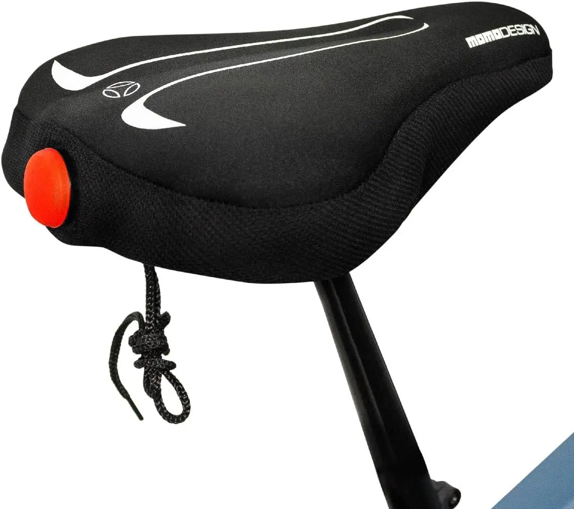 

MOMODESIGN GSC02 Гелевый чехол на сиденье велосипеда, мягкая удобная подушка с задней светодиодной подсветкой, универсальная посадка