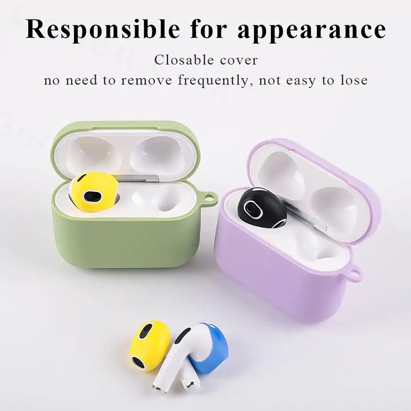 New Cover For AirPods 3 3rd Silicone Protective Case Skin Covers Earpads For Apple AirPods 3 Generation Cover Tips Accessories