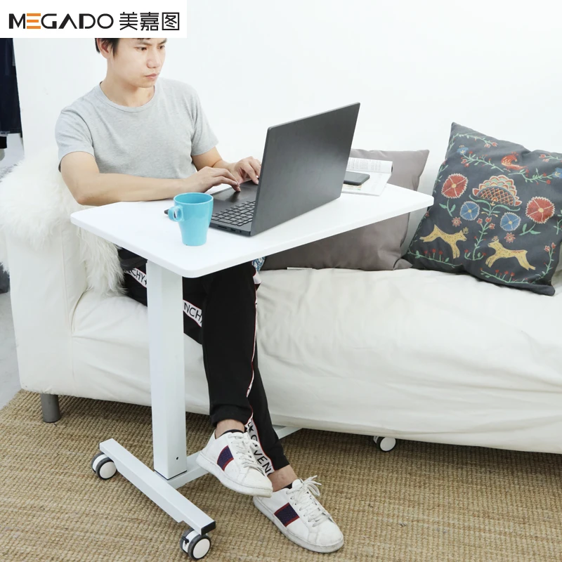 Automatic lifting table Bedroom sofa Bedside computer table Sitting standing desk Mobile conference