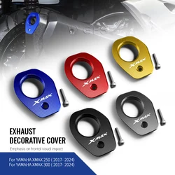 Motorcycle Accessories Exhaust Heat Dhield Protector Guard Decorative Cover For YAMAHA XMAX 300 X-MAX 250 2017-2024