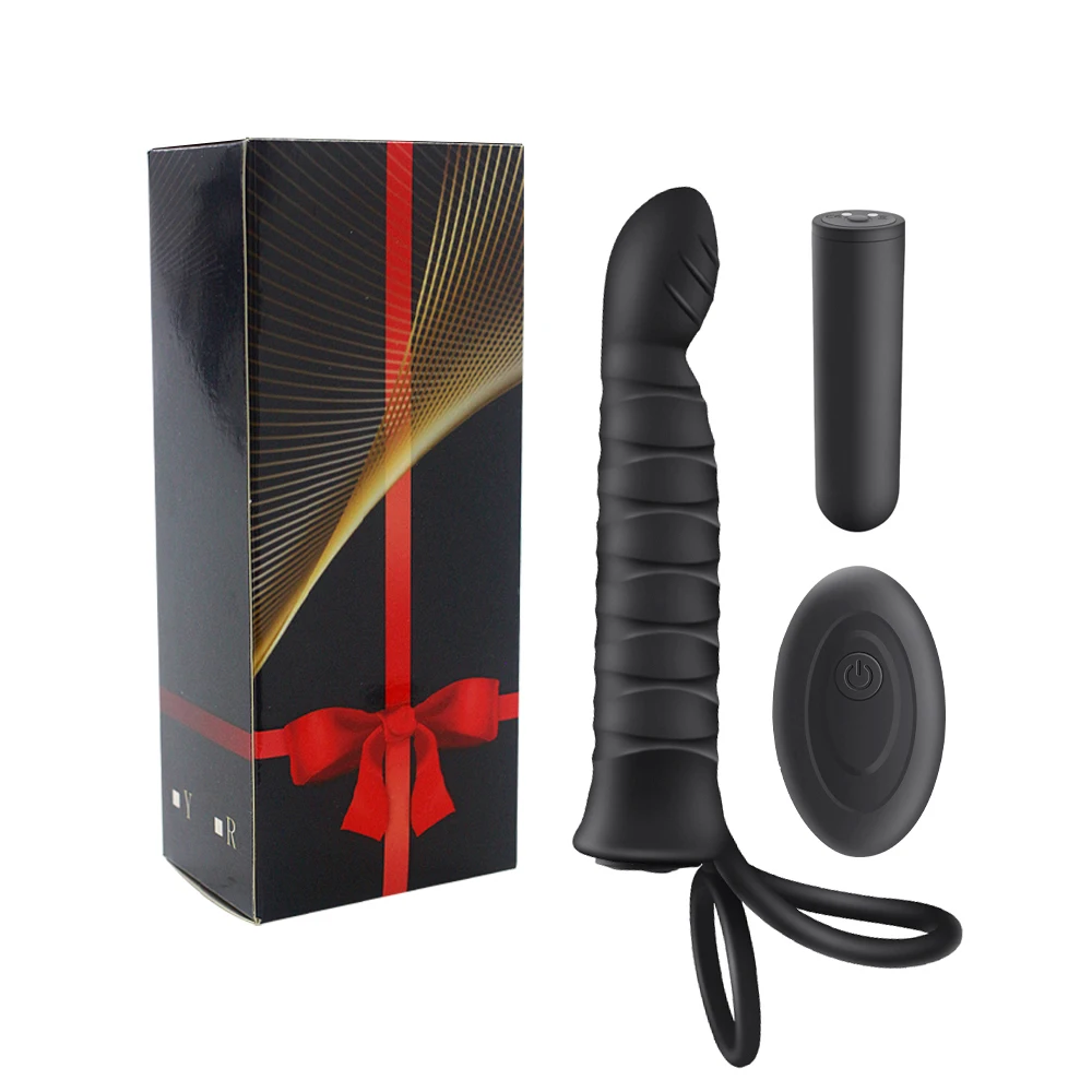 10 Frequency Double Penetration Anal Plug Dildo Butt Plug Vibrator For Men Strap On Penis Vagina Plug Adult Sex Toys For Couples