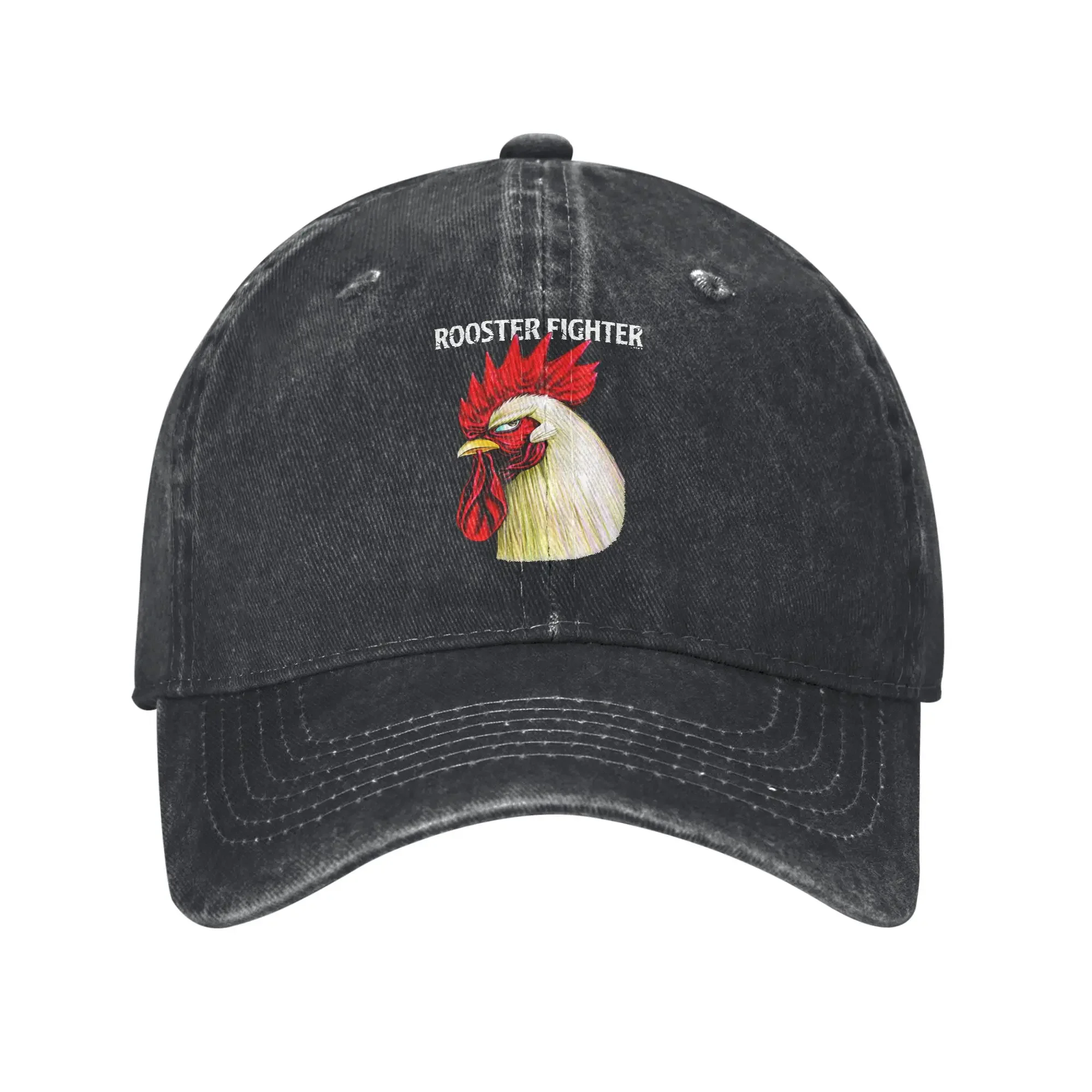 2026 Rooster Fighter Keiji Side Profile Mean Mug Stare Down Baseball Cap Summer Trucker Hat Sun Visor Hats Women Men Baseball Ca